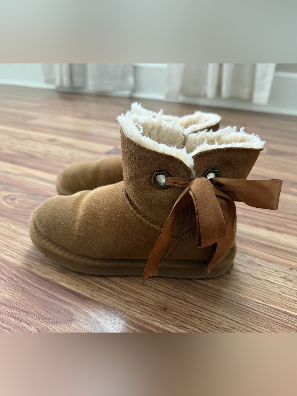 Kids BearPaw Tan Boots